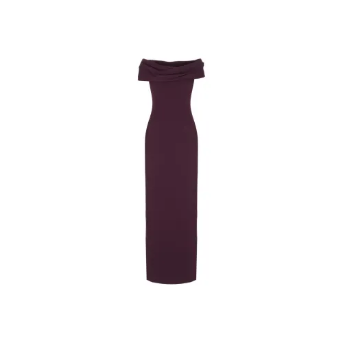 SOLACE LONDON Без рукавов Платье Женское Фиолетовое