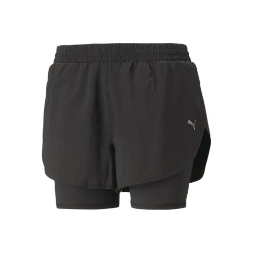 PUMA Run Favourite Черные Женские Спортивные Шорты