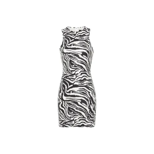 Rotate Без рукавов Платье Женское Черное