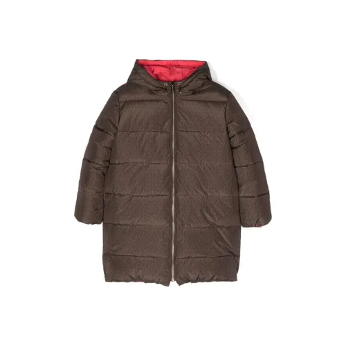 MICHAEL KORS Детская одежда FW23 Куртки Пальто Шоколад Детский