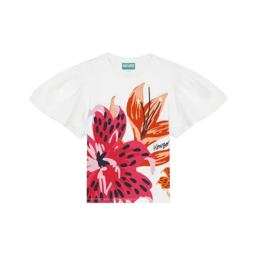KENZO Белая Детская Рубашка