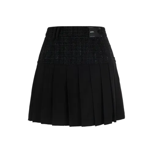 AYF Повседневные короткие юбки Женские Черный