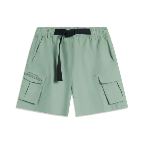 Спортивные шорты с подкладкой женские бледный бамбук