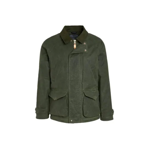 MANIFATTURA CECCARELLI Кабан Куртки и Пальто Мужской Темно-Зеленый