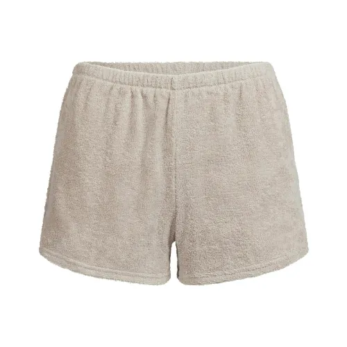 SKIMS SS25 Махровый COVER UPS Короткий Повседневные шорты Женские Камень Каменный цвет