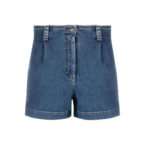 MOSCHINO Синие Женские Джинсовые Шорты