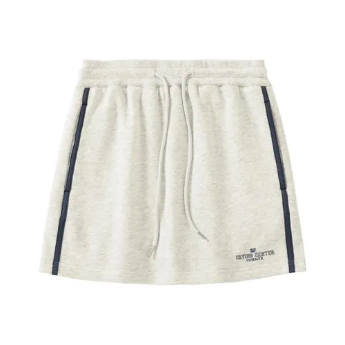 Crying Center Повседневные короткие юбки Женские Серый