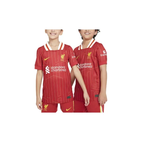 nike T-рубашка для фитнеса красный белый Chrome желтый детский