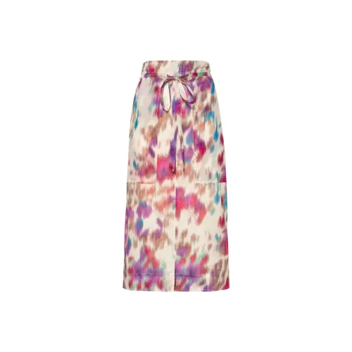 ISABEL MARANT ETOILE SS24 Повседневная длинная юбка женская многоцветная