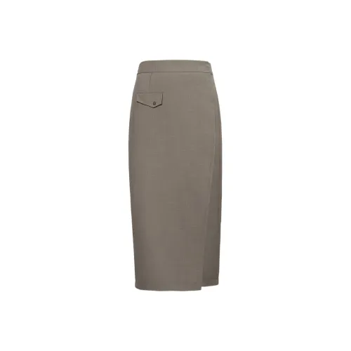 THE SEA LIFE Юбка мерцающего зеленого цвета