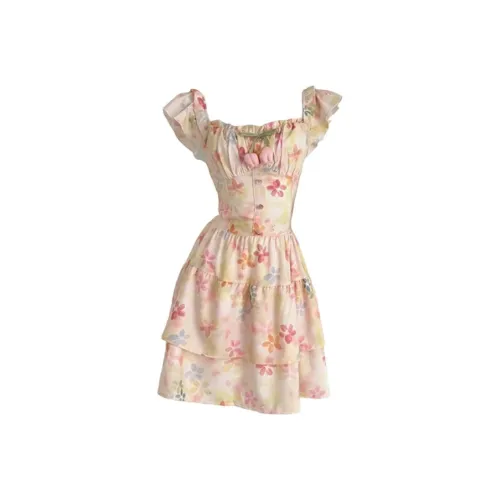 MO VOICE Slip Платье Женское Светло-Розовое