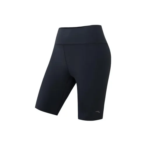 Anta ZONGXUNXILIE Черные Женские Спортивные Шорты