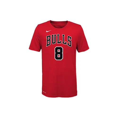 nike Красный Kids T-рубашки