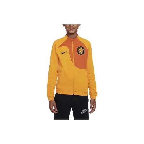 nike Куртки Пальто Нидерланды ACADEMY Pro Апельсин Детский
