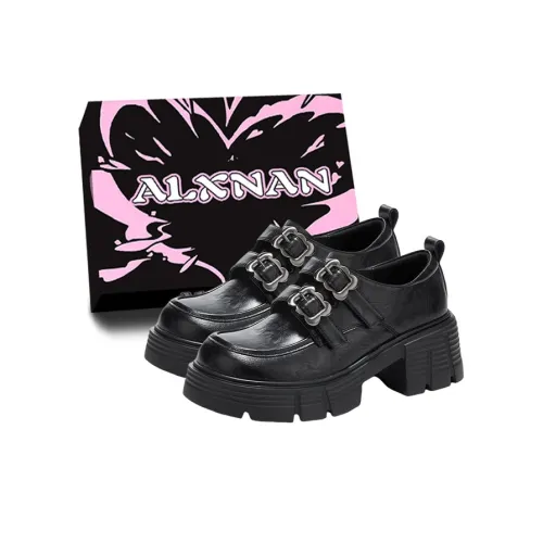 ALXNAN Грубый каблук Туфли Мэри Джейн Женские