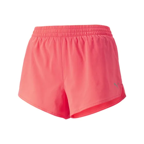 PUMA RUN FAVORITE Вязаные ткани 3' Короткие Спортивные шорты Женские Розовые
