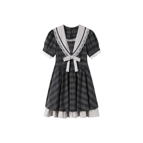 GULIANFEI Короткий рукав Платье Женское