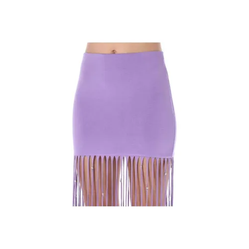 Rotate Фиолетовая Женская Повседневная Длинная Юбка