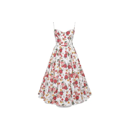 HOUSE OF CB MADEMOISELLE Slip Платье Женское Розовый С принтом Розовый С принтом