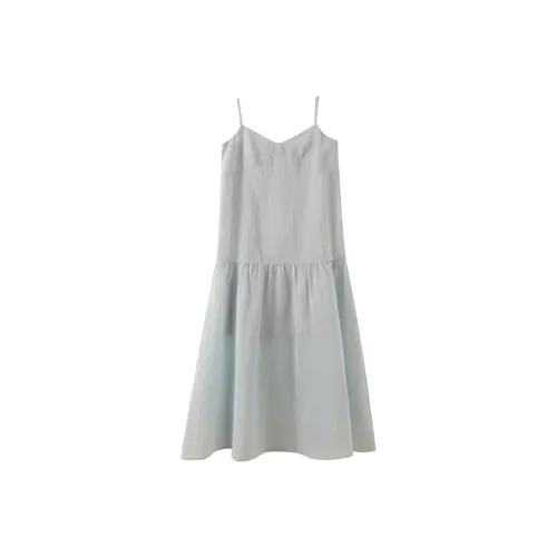 Miss Chipmunk Платье-комбинация Женское Серый Синий