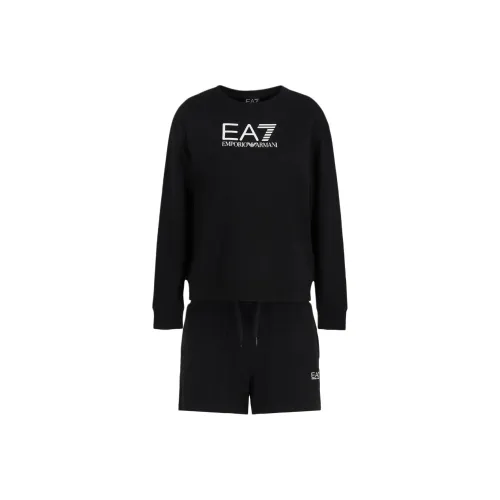 EMPORIO ARMANI EA7 Черный Женские Повседневные костюмы