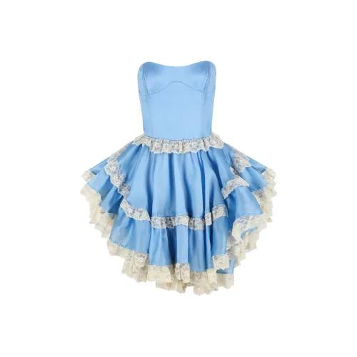 Selkie Коллекция FW24 Без рукавов Платье Женское Робин Яйцо Робин Синий