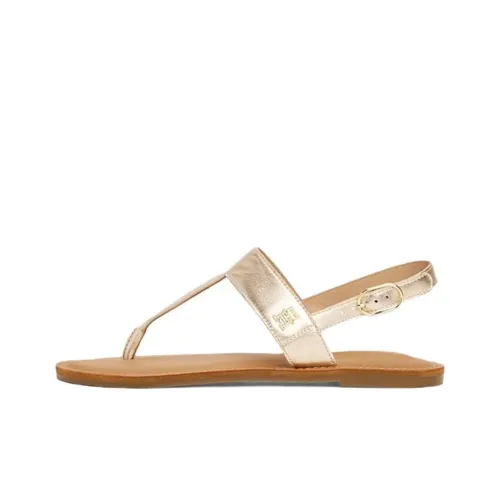Tommy Hilfiger TH Monogram One Ремешок Сандалии 1,5 см Женские Золотые