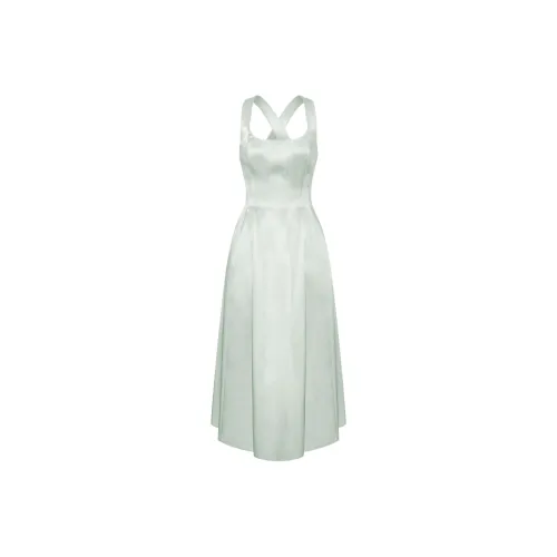 PHILOSOPHY DI LORENZO SERAFINI SS25 Slip Платье Женское Зеленое