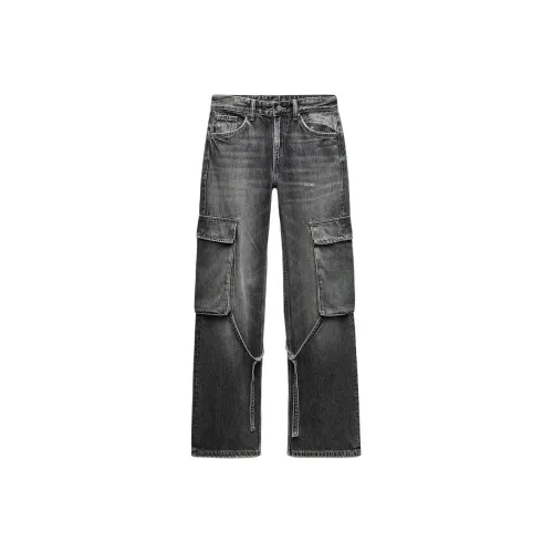 ZARA Trf Черные Женские Джинсы