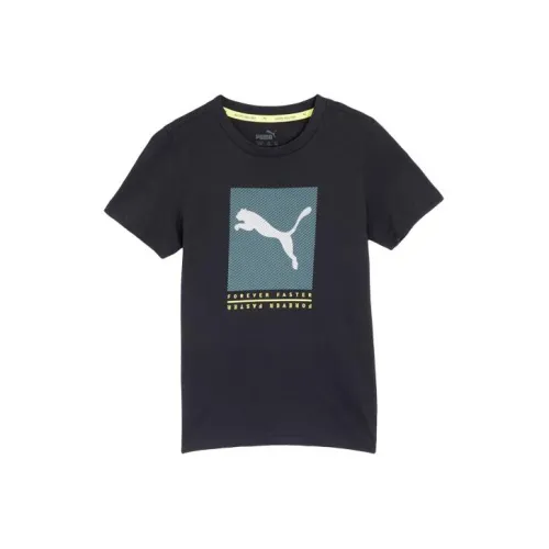 PUMA Черные Детские Футболки