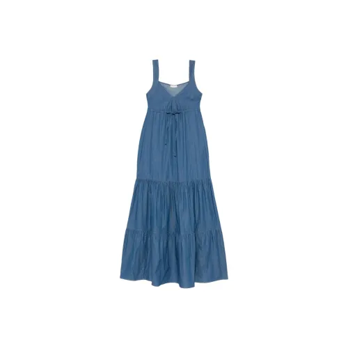 LIU·JO SS25 Без рукавов Платье Женское Розовое Синий