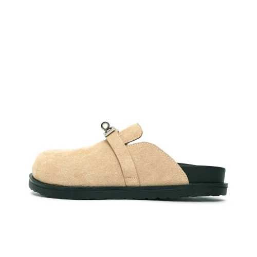 IN IN Износостойкие Домашние тапочки Женские Абрикос