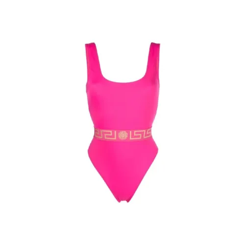 VERSACE Розовые Женские Ван-Пис Купальники
