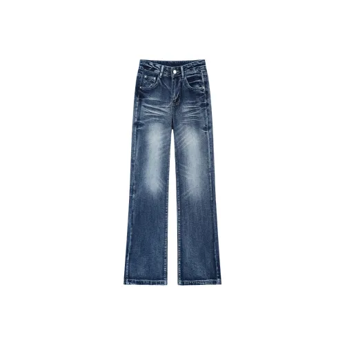 ETSE Джинсы Женские Винтаж Синий