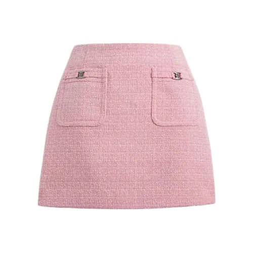 COACH SS24 Повседневная короткая юбка женская розовая
