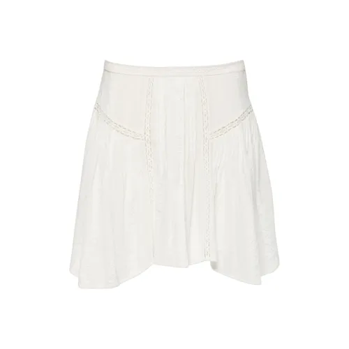 ISABEL MARANT ETOILE SS24 Повседневные короткие юбки Женские Белые
