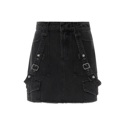 D'zzit Черные Женские Джинсовые Короткие Юбки