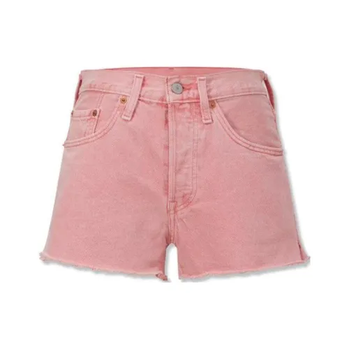 Levi's SS23 Джинсовые шорты Женские Розовые