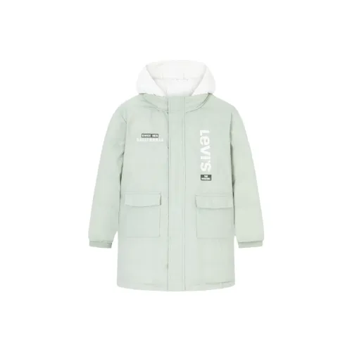 Levis Шалфейно-зеленый Kids Пуховые куртки
