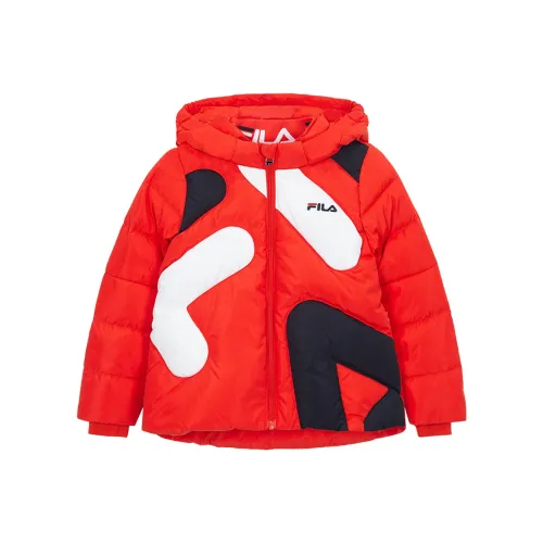 FILA KIDS Пуховик Огненно-красный для детей 3-7 лет