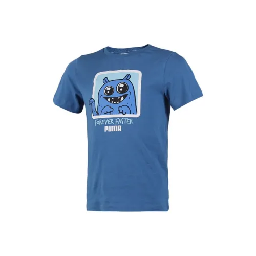 PUMA MMQ T-Shirt Ярко-Синий Детский