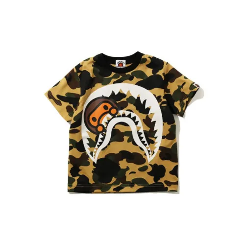 A BATHING APE Shark Series Kids Т-рубашки