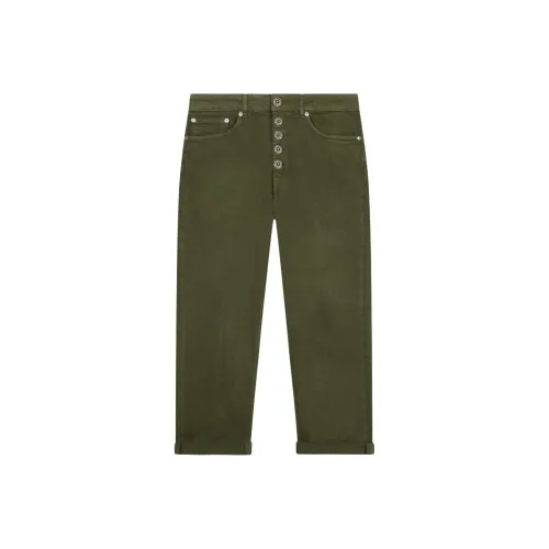 Dondup FW24 Джинсы Женские Армейский Зеленый