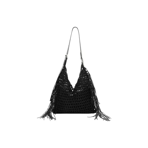 ALLSAINTS Полиэстер Плечо Сумка Женская Черная