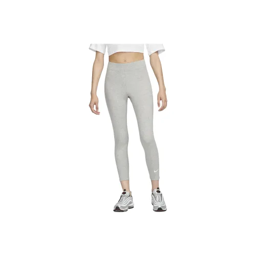 NIKE Темно-серые Женские Спортивные Брюки