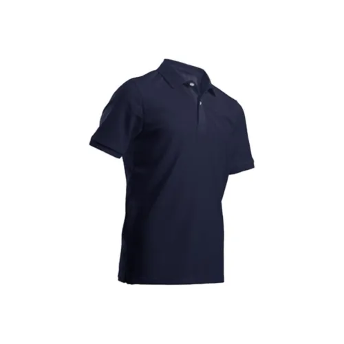 DECATHLON Поло Темно-синий Детский