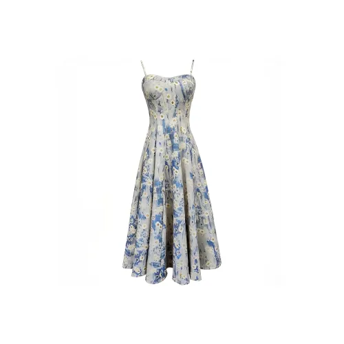 ZUKIZUKI Slip Платье Женское Светло-Синий