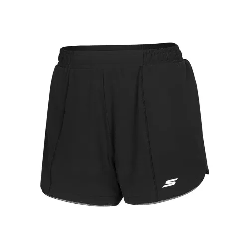 Skechers Темно-черные Женские спортивные шорты