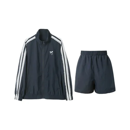 3COLOUR Повседневный костюм женский темно-синий