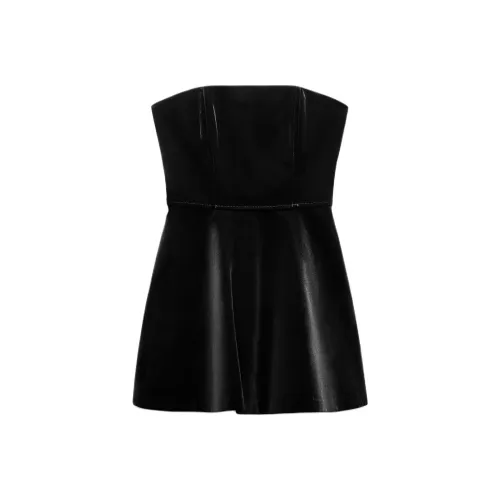 ZARA Без рукавов Платье Женское Черное